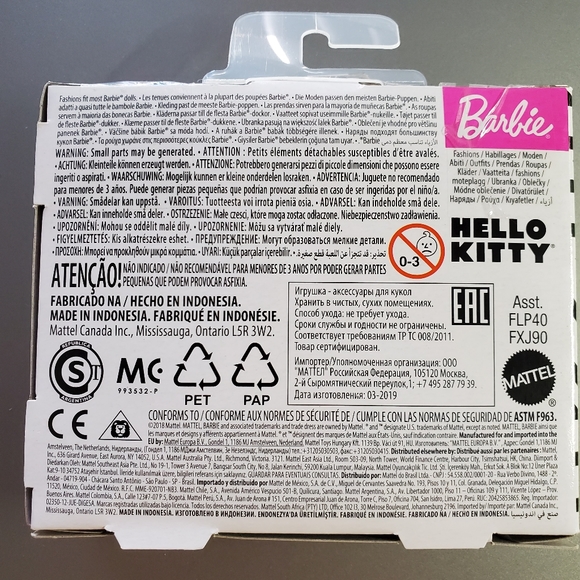 Hello Kitty Barbie Doll Top NIB - Picture 3 of 3